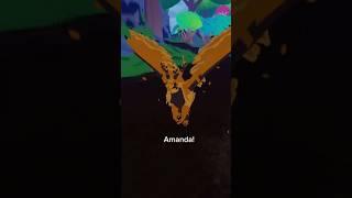 Who are you playing with sweetie Amanda - #robloxdragonadventures