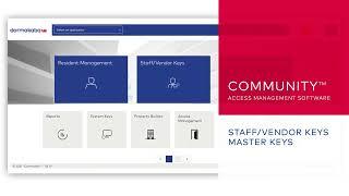 Community Software - Staff Vendor Keys - Master Keys