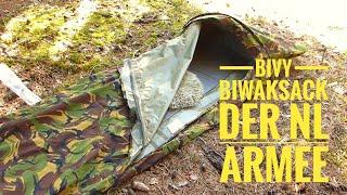 Vorstellung Biwaksack der niederländischen Armee in DPM Tarn - Bushcraft - Outdoor - Camping - Bivy