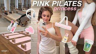 живу как pink pilates princess | пилатес, розовая эстетика, уход за собой и матча