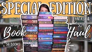 Huge Special Edition  Fantasy & Sci-fi Book Haul  || Illumicrate, Fairyloot, and more..