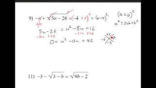 IM3 4.4 Solving Radical Equations