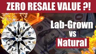 Lab Grown Diamonds vs Natural: RESALE VALUE -Is there really Zero Resale Value. Watch to find out!