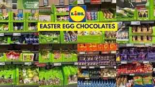 LIDL EASTER EGG CHOCOLATES WITH PRICE MAR 2025 | LIDL HAUL | TRAVELANDSHOP WITH ME