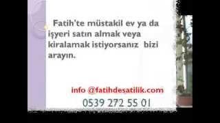 Fatih Haseki'de Satılık Dükkan,Fatih Haseki'de Satılık Daire,Fatih Haseki'de Satılık Emlak