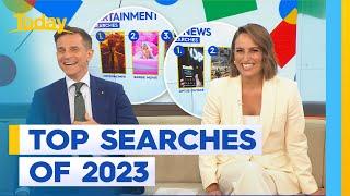 Google’s top searches of 2023 | Today Show Australia