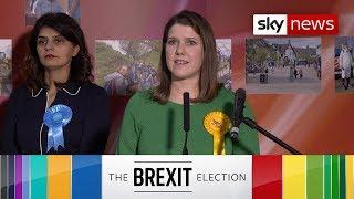 Watch the moment Lib Dem leader Jo Swinson lost her seat