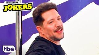 Sal’s Pole Dance Exercise Punishment (Clip) | Impractical Jokers | TBS