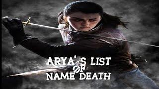 Arya 's killing pepole on her's list part -1 | GoT | Clip |