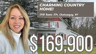 Charming Country Home for Sale in Chateaugay, NY ~ less than a mile away from Chateaugay Lake!!!