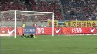 Asamoah Gyan Goal  Chongqing Lifan 2-4 Shanghai SIPG