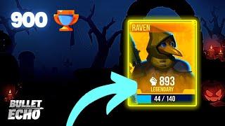 Experienced player tries LEGENDARY RAVEN  | Bullet Echo (900 trophies)