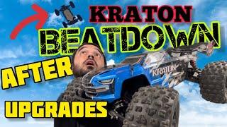 Arrma Kraton 6s - Epic bash! Beatdown test after upgrades!