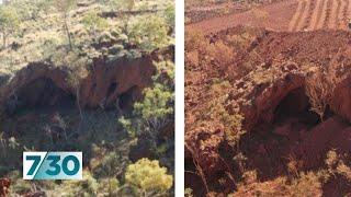 Rio Tinto says sorry for blasting 46,000-year-old Aboriginal site | 7.30