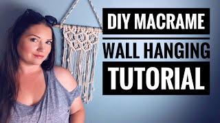 DIY Macrame Wall Hanging Tutorial