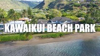 Drone Over Kawaikui Beach Park | Mavic 2 Pro 4k