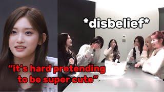 IVE unnies reactions when LEESEO said she’s tired of pretending to be cute