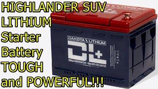 Dakota Lithium 12v 135AH CAR Starter Lifepo4 Battery Review and How To Install #wisebuyreviews