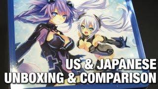 Unboxing and Comparison - Hyperdimension Neptunia Victory Limited Edition