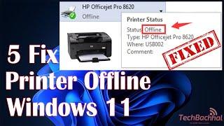 Printer Is Offline Windows 11 - 5 Fix