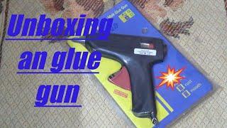 unboxing  an a glue gun  SJ tech tips