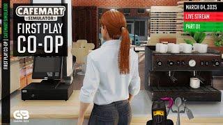  First Play of Cafemart Simulator! | Imaflanker & Waggly Open a Cozy Café & Supermarket! 