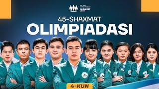 O'zbekistan - Vietnam  |  45 - BUTUNJAHON SHAXMAT OLIMPIADASI | 4 - TUR