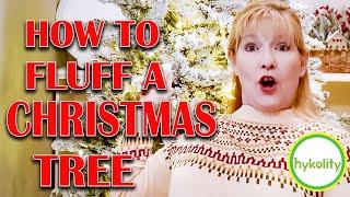 HOW TO FLUFF A CHRISTMAS TREE