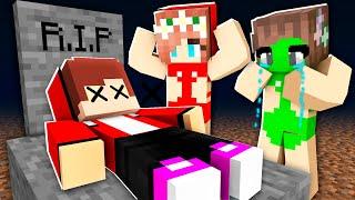 R.I.P. JJ - WHO DID IT with JJ Girl and Mikey Girl in Minecraft Challenge - Maizen