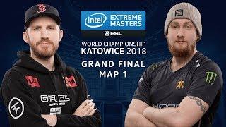 CS:GO - FaZe vs. Fnatic [Cache] Map 1 - GRAND FINAL - IEM Katowice 2018