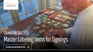 Signature Success: Mastering Item Labeling for Autograph Signings | PSM