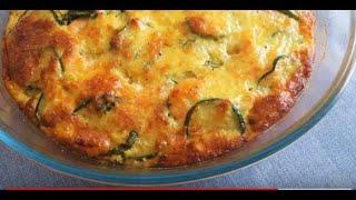 Quiche aux crevettes et aux courgettes  كيش بالقمرون والكوسة