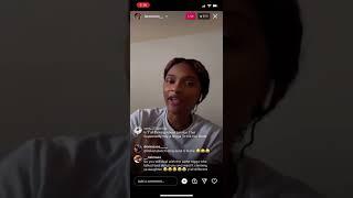 Philly Pilar on IG live beefing with London