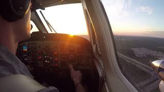 My First Landing in the Super King Air 200!