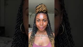 Hair theory ‍️ #protectivestyles #naturalhair #twists