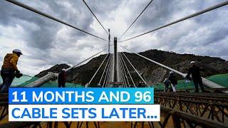 India's first cable-stayed Anji Khad bridge is all ready for use