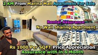 Marina Mall Near Apartment For Sale | No Wall Sharing Nest Builders | OMR & ECR apartment for sale