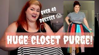 VINTAGE CLOSET PURGE! | Going through my retro wardrobe before my retro closet renovation!