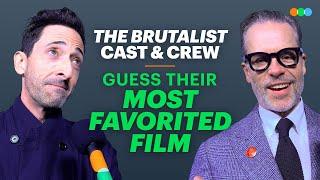 The Brutalist: Adrien Brody, Guy Pearce, and more guess their film with the most fans on Letterboxd