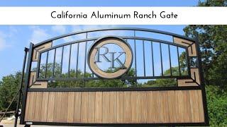 Aluminum California Ranch Gate