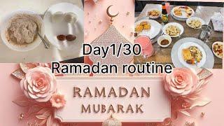 Ramadan Mubarak ️. Day 1 Ramadan routine sehri to aftari. Food preparation daily routine.