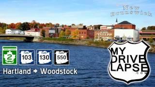 Hartland to Woodstock, New Brunswick: Trans Canada Highway 2