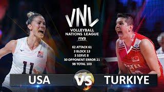 USA vs Turkiye | Women's VNL 2023