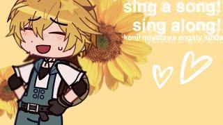  ,, sing a song! sing along! ‘’  [] OG!! [] BSD [] Kenji Miyazawa [] Blood warn [] angsty kinda 