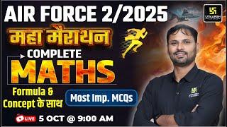 Air Force 2/2025 Maths Marathon | Air Force Complete Maths with Formula In One Shot  | Ravikant Sir