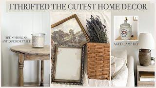 THRIFTED HOME DECOR FLIPS & HAUL - ANTIQUE STORE FINDS - cute affordable home decor