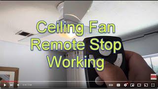 Hampton Bay Ceiling Fan Remote  Control UC7083T Stopped Working. Try these first!