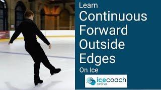 Ice Skating Lesson -  Learn Continuous Outside Edges on Ice with Ice Coach Online