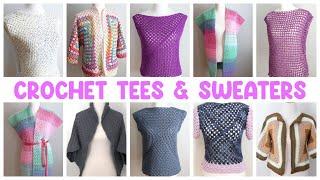 CROCHET Your Wardrobe With These Gorgeous Crochet Sweaters And Tops!