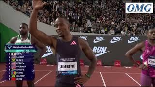 100m Men Shanghai Suzhou Diamond League 2024 Full Race COLEMAN Christian SIMBINE Akani KERLEY Fred